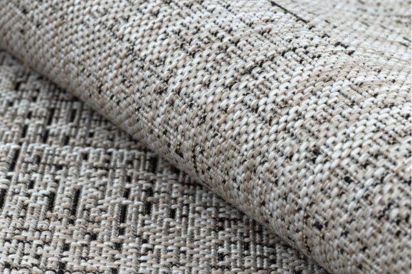 Balta Kusový koberec SISAL FLOORLUX 20401 stříbrný / černý Rozměr: 120x170 cm