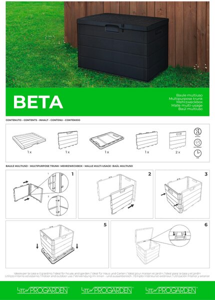 BEDNA NA POLŠTÁŘE 79/55/52 cm - Online Only zahradní nábytek, Online Only