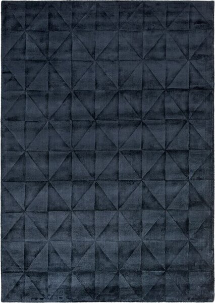 Nirmal Moderní kusový koberec Pyramid 3D černý Rozměr: 140x200 cm