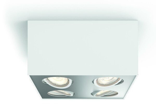 LED Bodové svítidlo Philips Box 50494/31/P0 bílé 4x4,5W