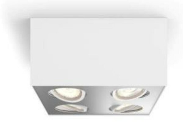 LED Bodové svítidlo Philips Box 50494/31/P0 bílé 4x4,5W