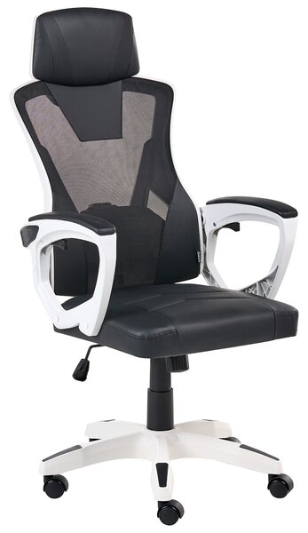 Kancelářská židle IGNIS Umělá kůže Bílá