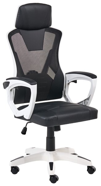 Kancelářská židle IGNIS Umělá kůže Bílá