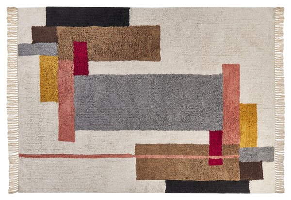 Bavlněný koberec 140 x 200 cm barevný NIKSAR