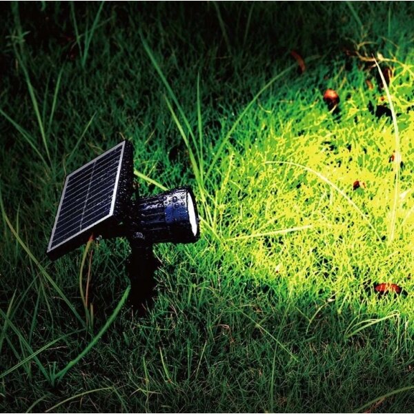 LED Solární svítidlo SPIKE LED/2W/5,5V IP65 3000K 1200 mAh