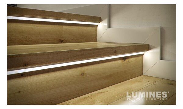 DANLUX LED sestava s rohovým profilem "C" Délka: 1m, Barva světla: Studená bílá, 6500K, Barva profilu: bílá