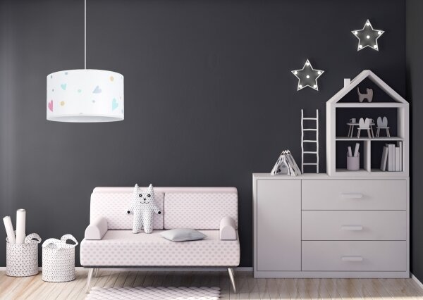 Dětský lustr DRUKI 1xE27/60W/230V