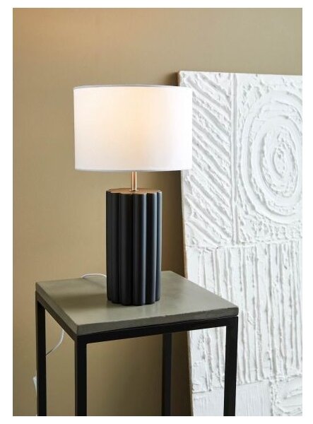 Markslöjd 108221 - Stolní lampa COLUMN 1xE14/18W/230V černá
