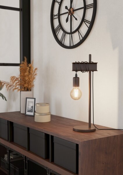 Eglo 43525 - Stolní lampa TOWNSHEND 1xE27/10W/230V