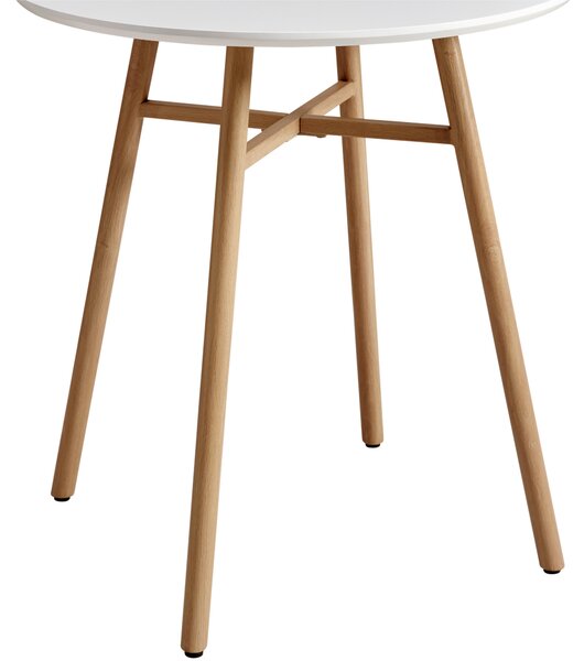 JÍDELNÍ STŮL, bílá, barvy dubu, 70/70/75 cm Carryhome - Jídelní stoly