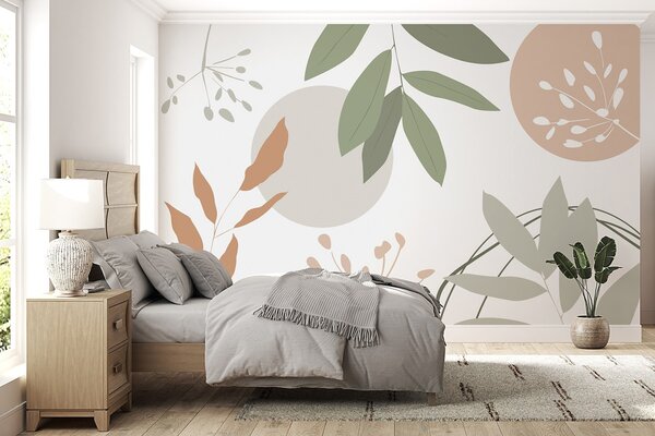 Fototapety Abstrakce s rostlinami, Tapety Unikátní, w05552v2 : uwalls.cz