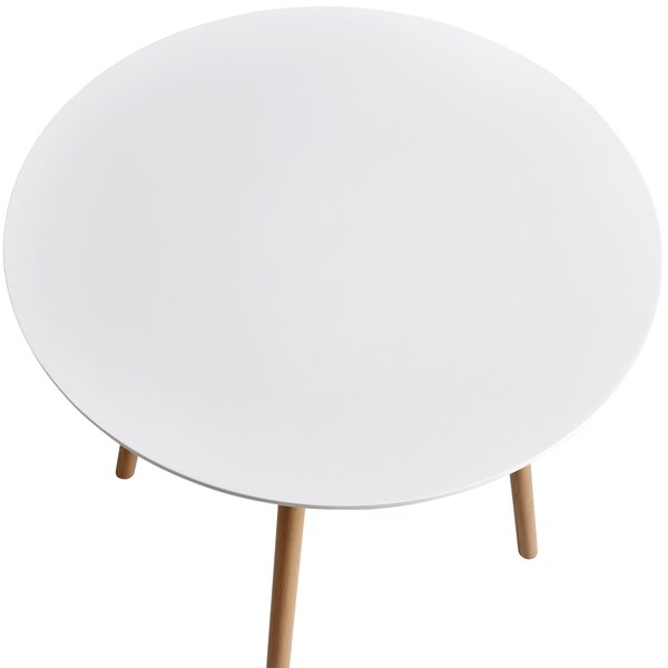 JÍDELNÍ STŮL, bílá, barvy dubu, 70/70/75 cm Carryhome - Jídelní stoly