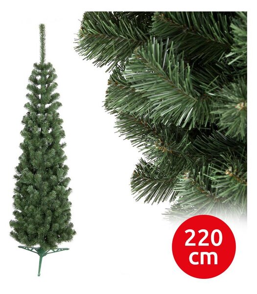 ANMA Vánoční stromek SLIM 220 cm jedle AM0160