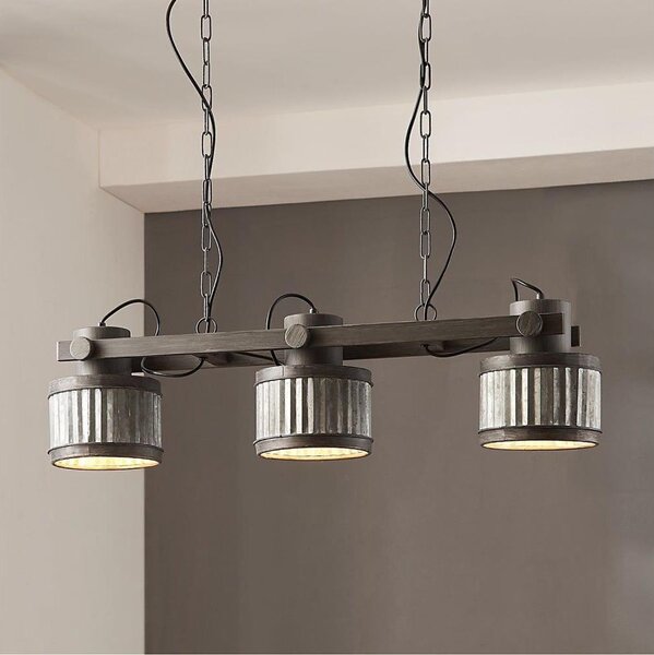 Eglo 43447 - Lustr na řetězu TURROCK 3xE27/28W/230V