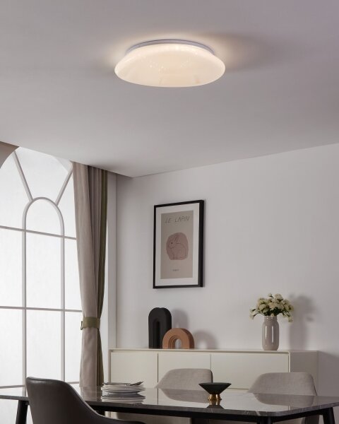Eglo 900128 - LED RGBW Stmívatelné stropní svítidlo SILERAS-Z LED/21,6W/230V