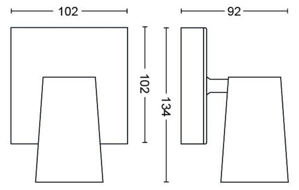 Bodové svítidlo Philips Paisley 50571/48/PN šedé 1x max.5,5W