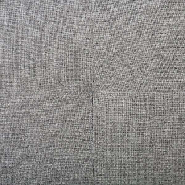 Postel s úložným prostorem Tkanina LORIENT 160 x 200 cm Šedá