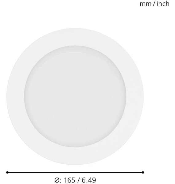 Eglo 31742-LED Stmívatelné koupelnové svítidlo FUEVA-Z LED/10,5W/230V IP44 bílá