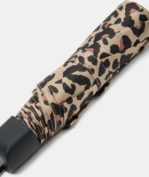 Sinsay - Deštník s leopardím vzorem - hnědá