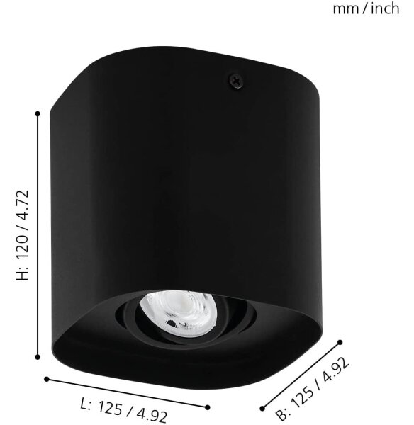 Eglo 99673 - LED RGBW Stmívatelné bodové svítidlo CAMINALES-Z 1xGU10/5W/230V