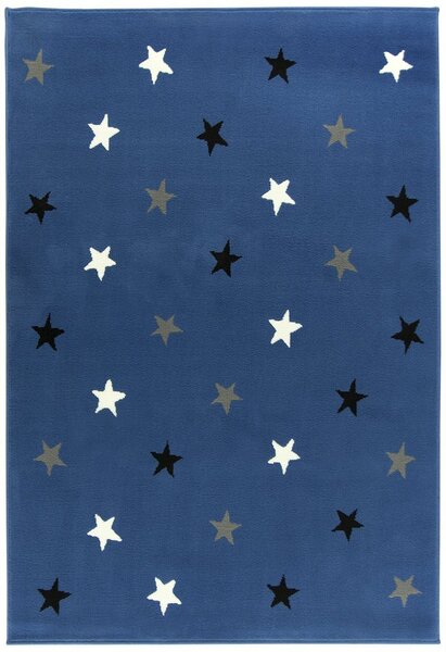 Balta Dětský kusový koberec KIDS 533752/94955 Hvězdy modrý Rozměr: 200x290 cm