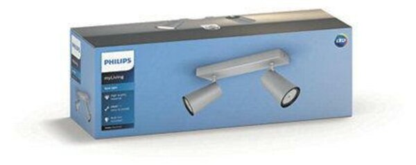 Bodové svítidlo Philips Paisley 50572/48/PN šedé 2x max.10W