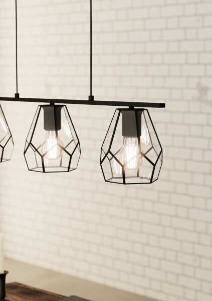 Eglo 43644 - LED Lustr na lanku MARDYKE 3xE27/40W/230V