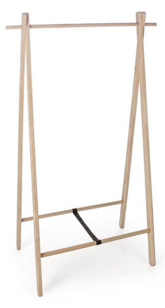 Stojan na oblečení z dubového dřeva ve světle přírodní barvě 89x151x52 cm Daiki – Yes Everyday