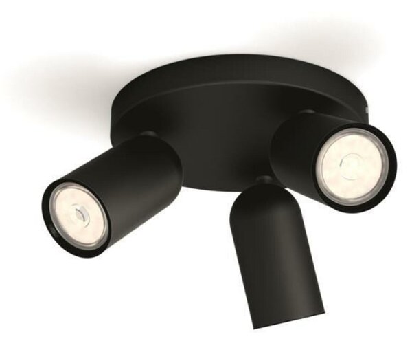 Bodové svítidlo Philips Pongee 50583/30/PN černé 3x max.10W