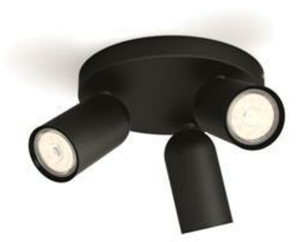 Bodové svítidlo Philips Pongee 50583/30/PN černé 3x max.10W