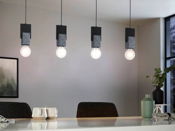 Eglo 99532 - Lustr na lanku LOBATIA 4xE27/40W/230V