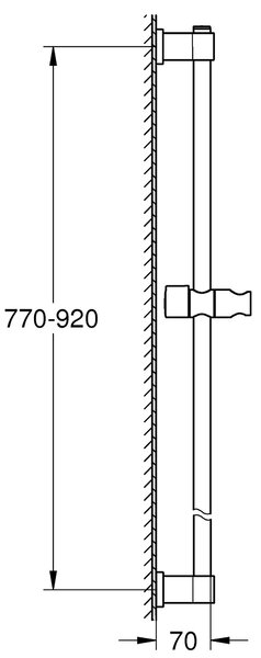 Grohe Vitalio Universal sprchová tyč |90 cm 26961001
