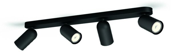 Bodové svítidlo Philips Pongee 50584/30/PN černé 4x max.10W