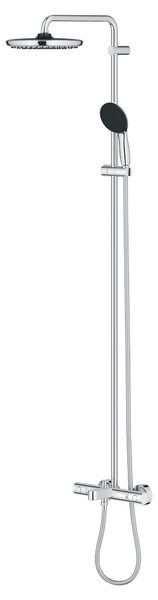 Grohe Vitalio Start System vanová sada se sprchou na stěnu s termostatem s dešťovou sprchou chrom 26988001
