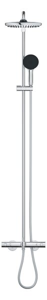 Grohe Vitalio Start System vanová sada se sprchou na stěnu s termostatem s dešťovou sprchou chrom 26988001