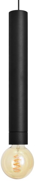 LED Lustr na lanku TUBA 1xGU10/20W/230V černá
