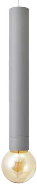 LED Lustr na lanku TUBA 1xGU10/20W/230V šedá
