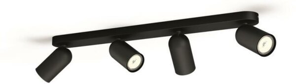 Bodové svítidlo Philips Pongee 50584/30/PN černé 4x max.10W