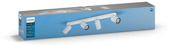 Bodové svítidlo Philips Pongee 50584/31/PN bílé 4x max.10W