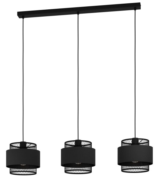 Eglo 43669 - Lustr na lanku BAZELY 3xE27/40W/230V