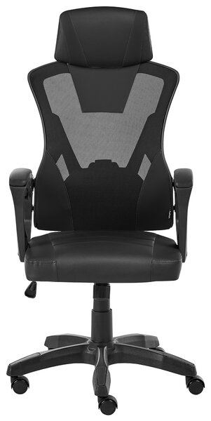 Kancelářská židle IGNIS Umělá kůže Černá
