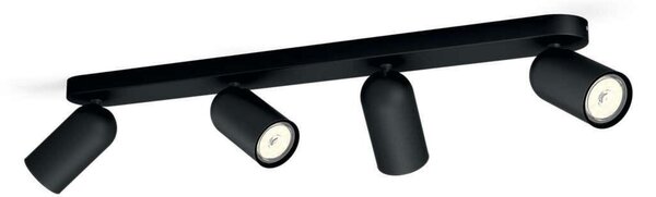 Bodové svítidlo Philips Pongee 50584/30/PN černé 4x max.10W