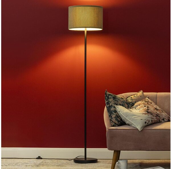 Brilliant - Stojací lampa TONY 1xE27/20W/230V hnědá