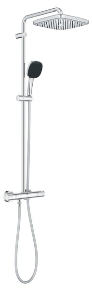 Grohe Vitalio Comfort sprchová sada na stěnu s termostatem s dešťovou sprchou StarLight Chrome 26696001