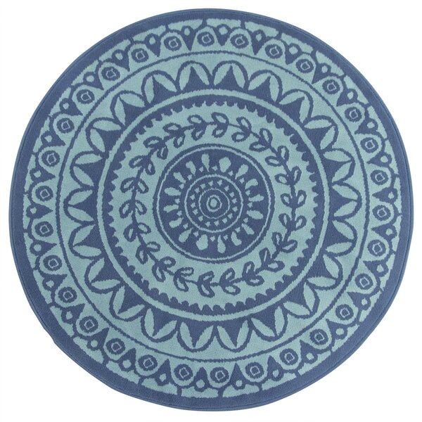 Balta Kulatý koberec LUNA 503786/94955 modrý Rozměr: průměr 120 cm