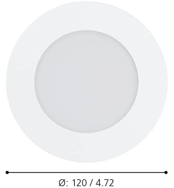 Eglo 900101 - LED Stmívatelné koupelnové svítidlo FUEVA-Z LED/5,4W/230V IP44
