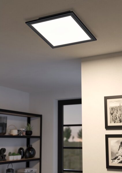 Eglo 900049 - LED Stmívatelné stropní svítidlo SALOBRENA-Z LED/15,3W/230V černá