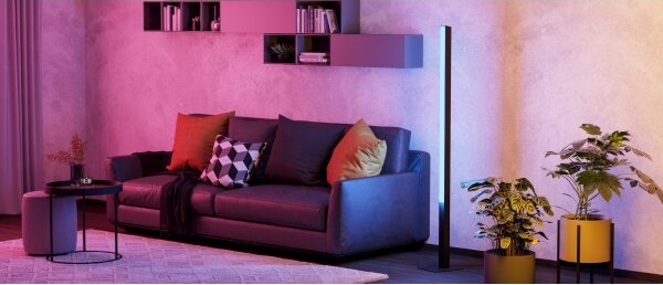 Eglo 99605- LEDRGBW Stmívatelná stojací lampa SIMOLARIS-ZLED/35W/230V 2700-6500K