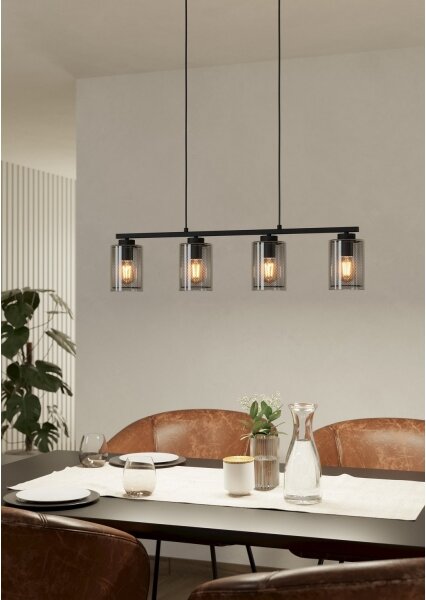 Eglo 99707 - Lustr na lanku ZOCABON 4xE27/40W/230V
