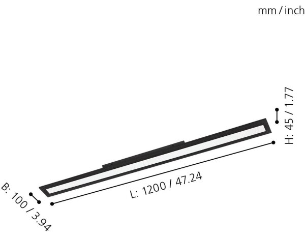Eglo 900095 - LED Stmívatelné stropní svítidlo SALOBRENA-Z LED/33,5W/230V